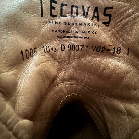 Tecovas Men’s Nolan Boots! Lizard Skin, Bourbon Color, 10.5 D-Average - Picture 10 of 12